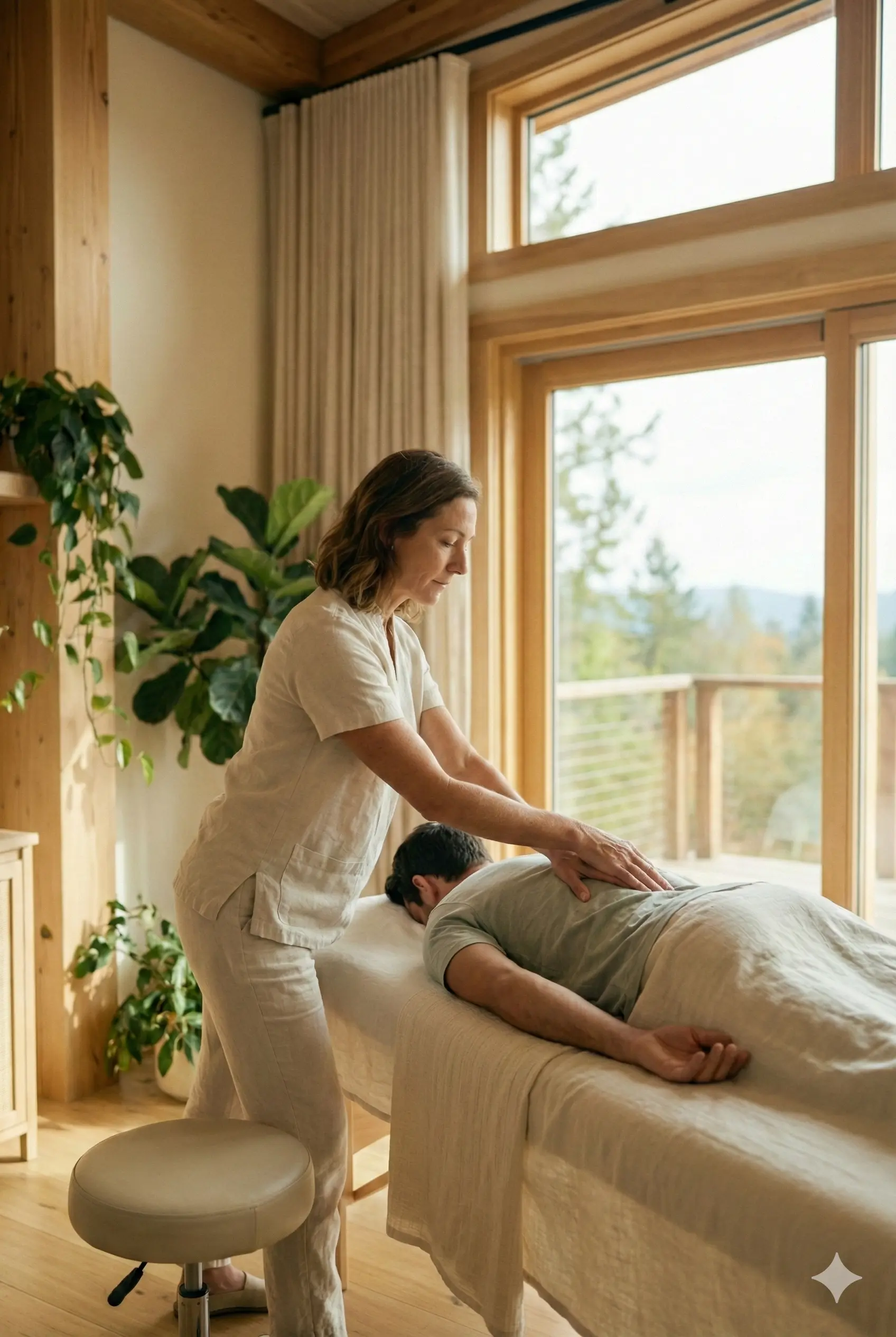 Salle de soin du cabinet d'ostéopathie de Grésy-sur-Aix